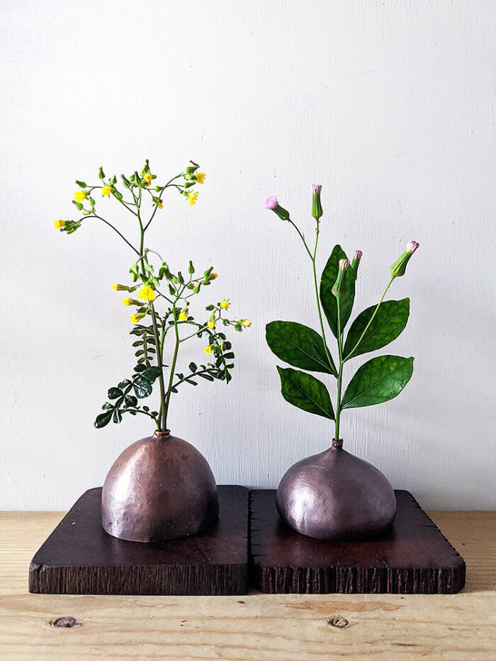木粱作-課程-鍛銅小花器
