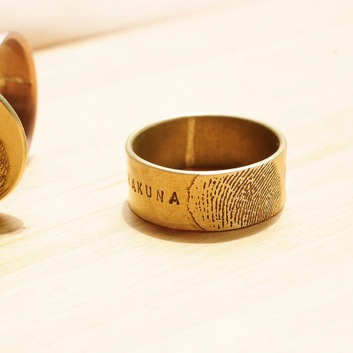 木粱作-課程-黃銅指紋戒指